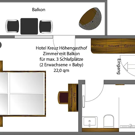 Kreuz Hoehengasthof * Breitnau